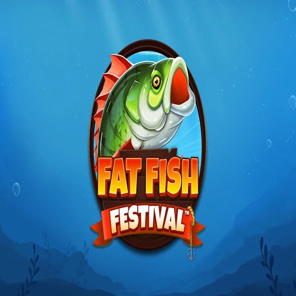 Fat Fish Festival slot logo by Wishbone Games at Casinova Casino