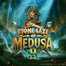 Stone Gaze of Medusa 2 online game logo by Stakelogic on casinova-kasino.fi